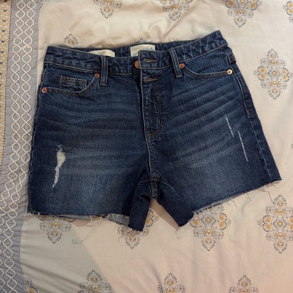 Denim shorts